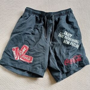 pacsun ♡ coca cola shorts swim beach pool summer festival